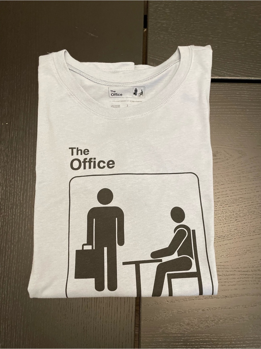 torrid White Tee with Black The Office Graphic